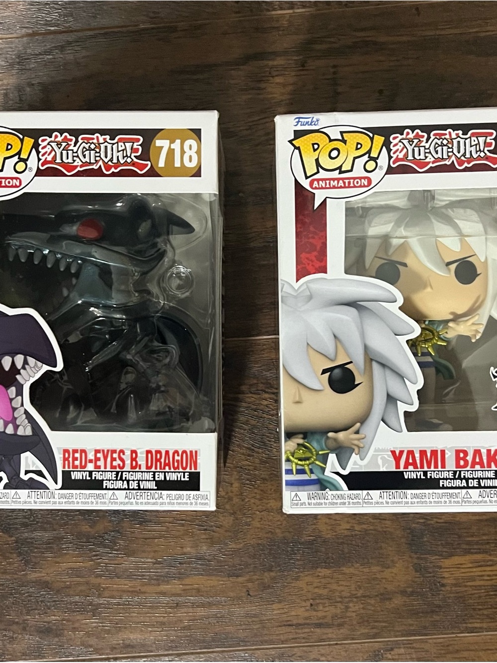 Funko Pop! Yu-Gi-Oh! Red-Eyes B. Dragon #718 & Yami Bakura #1061 Bundle